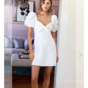 Emerson Fry Amy dress with puff sleeves, NWT size medium